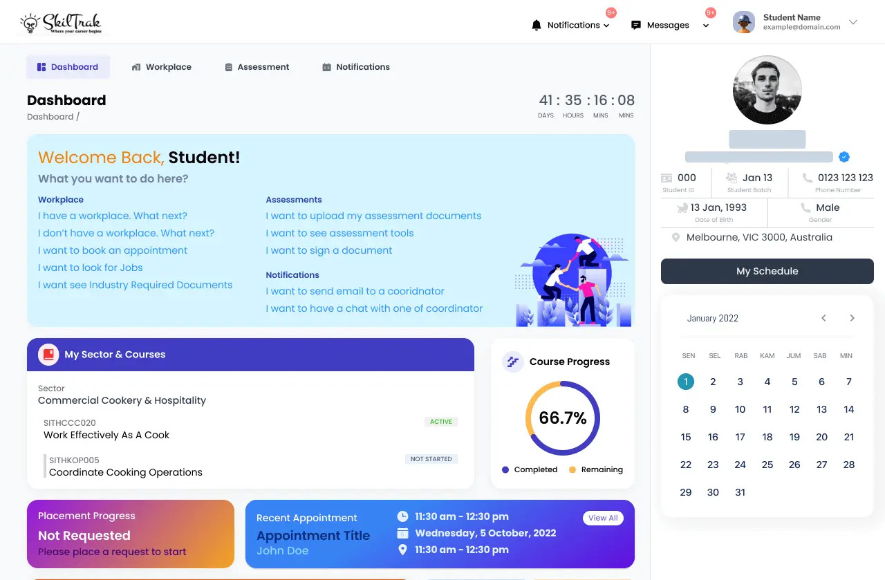 Hero Image Skiltrak Student Portal